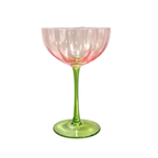Green Stemmed Glass | Set of 2