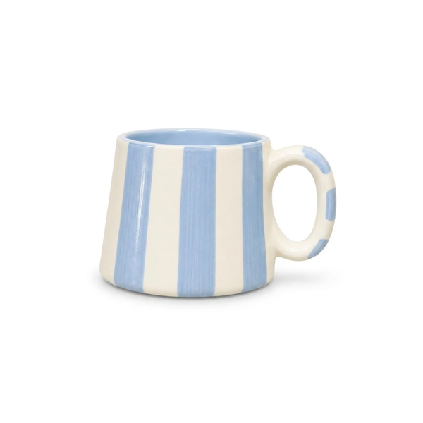 Blue stripe mug