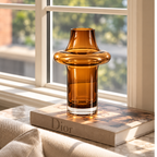 Helios Vase Long (Brown)