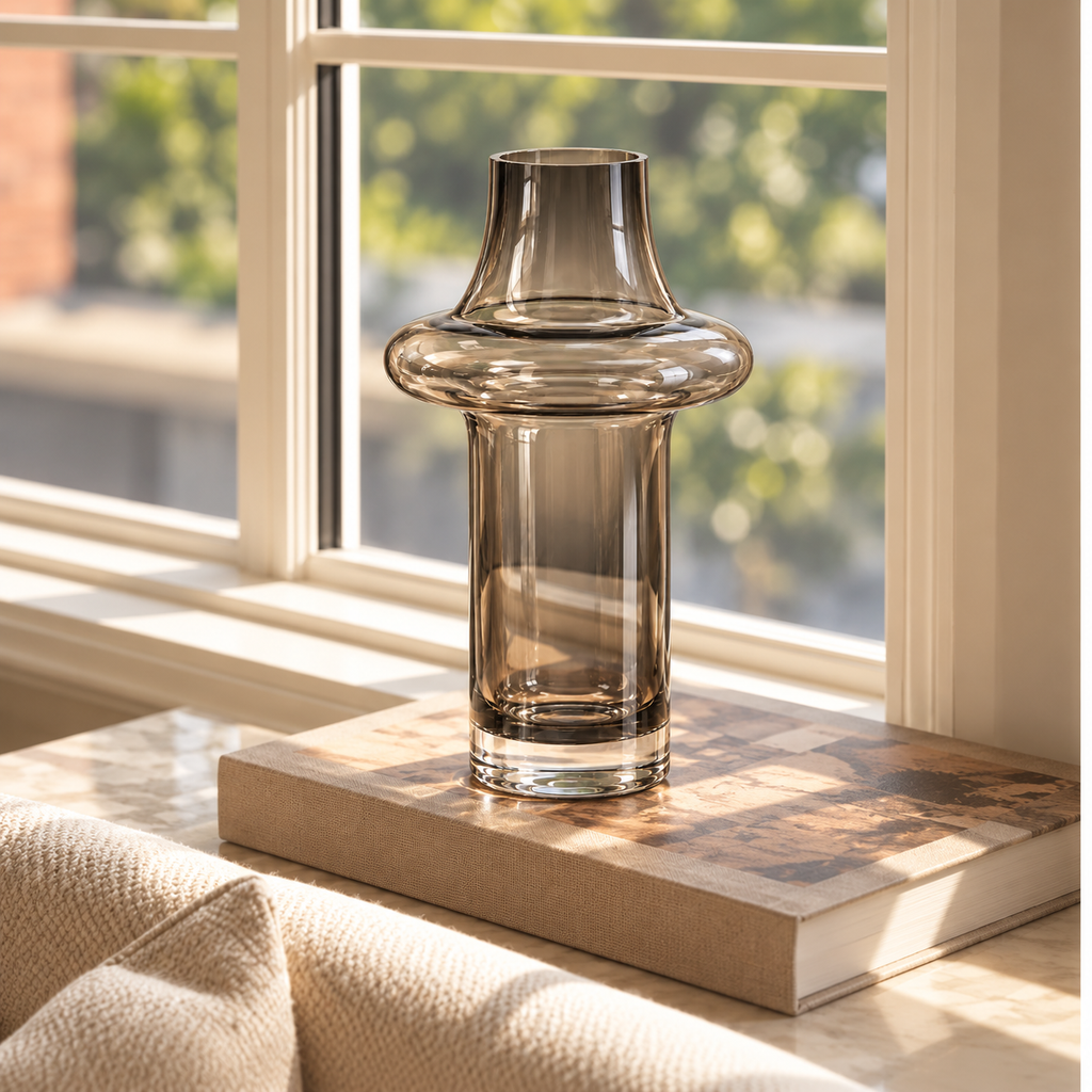 Helios Vase Long (Grey)
