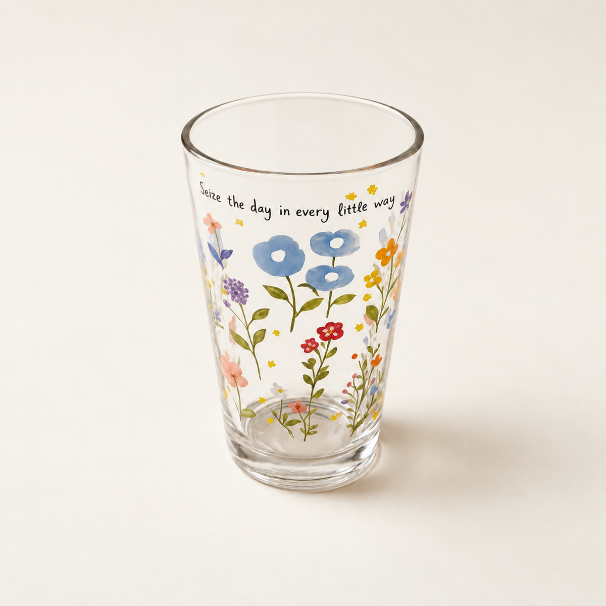 Floral Long Glass | Set of 2