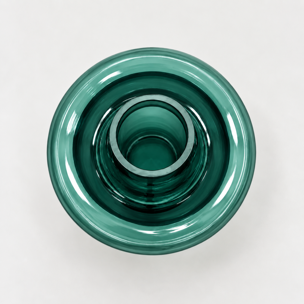 Helios Vase Short (Green)