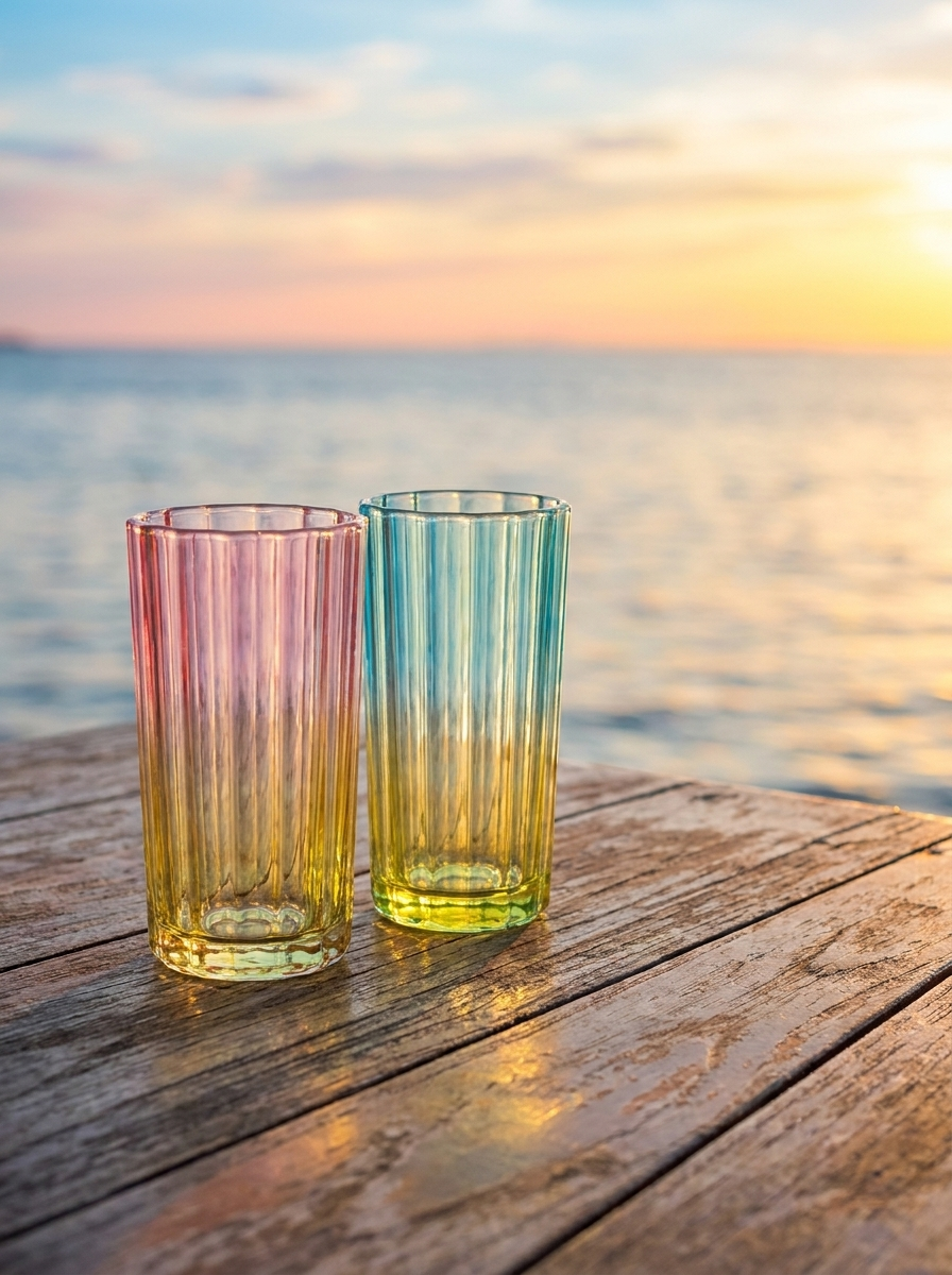 Ombre Long Glass Set
