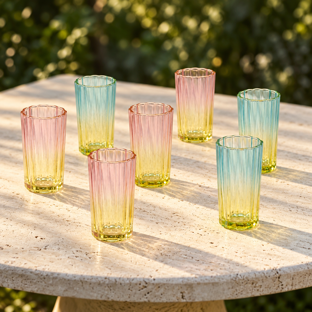 Ombre Long Glass Set