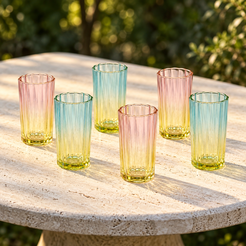 Ombre Long Glass Set
