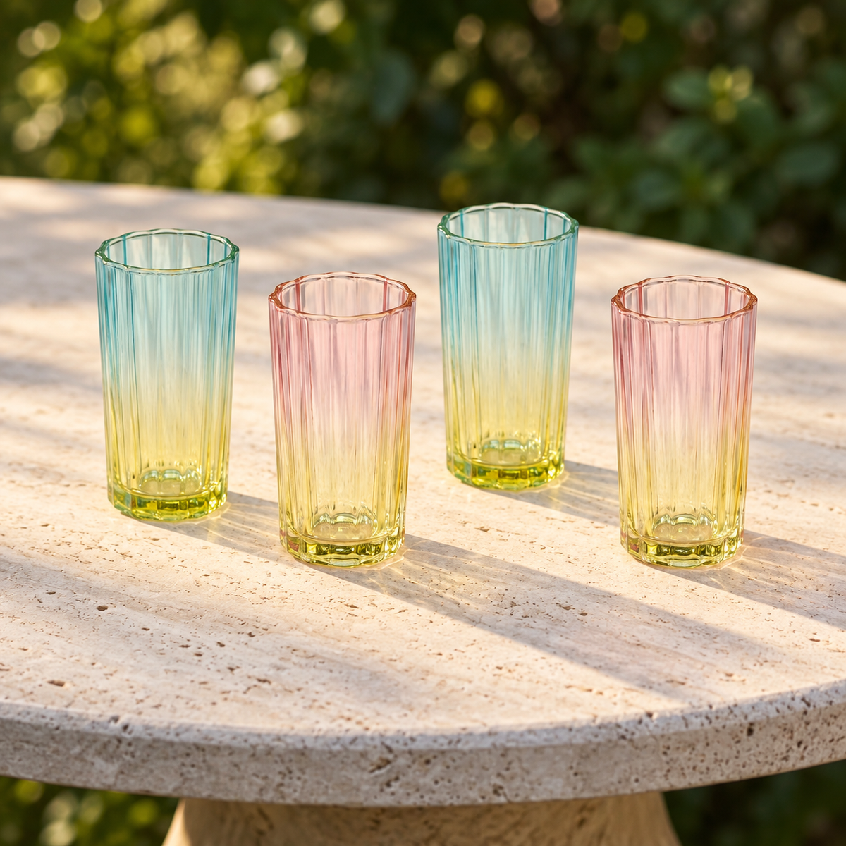 Ombre Long Glass Set