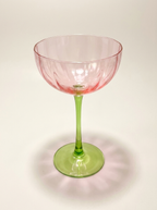 Green Stemmed Glass | Set of 2