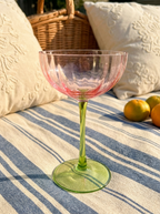 Green Stemmed Glass | Set of 2
