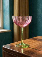 Green Stemmed Glass | Set of 2