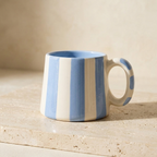 Blue Striped Mug (Set of 2)