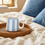 Blue Striped Mug (Set of 2)