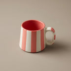 Pink Striped Mug (Set of 2)