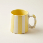 Yellow Striped Mug (Set of 2)