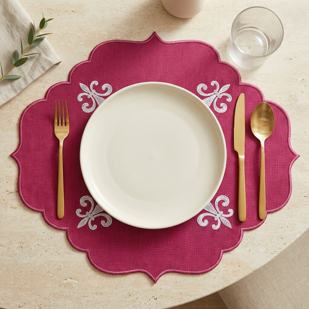 Magenta Fleur Table Mat
