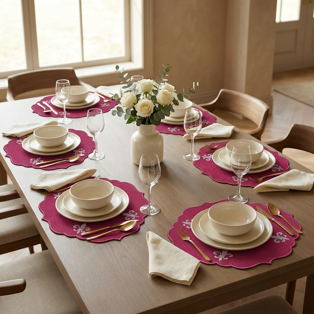 Magenta Fleur Table Mat