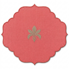 Coral Botanical Table Mat