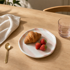 Pink Striped Plate (Set of 2)