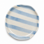 Blue Striped Plate (Set of 2)