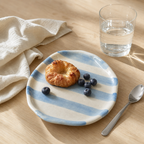 Blue Striped Plate (Set of 2)