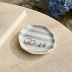 Blue Striped Plate (Set of 2)