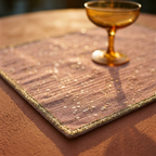 The Rosé Shimmer Placemat