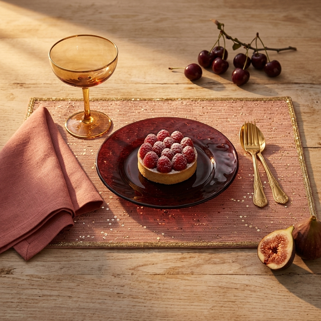 The Rosé Shimmer Placemat