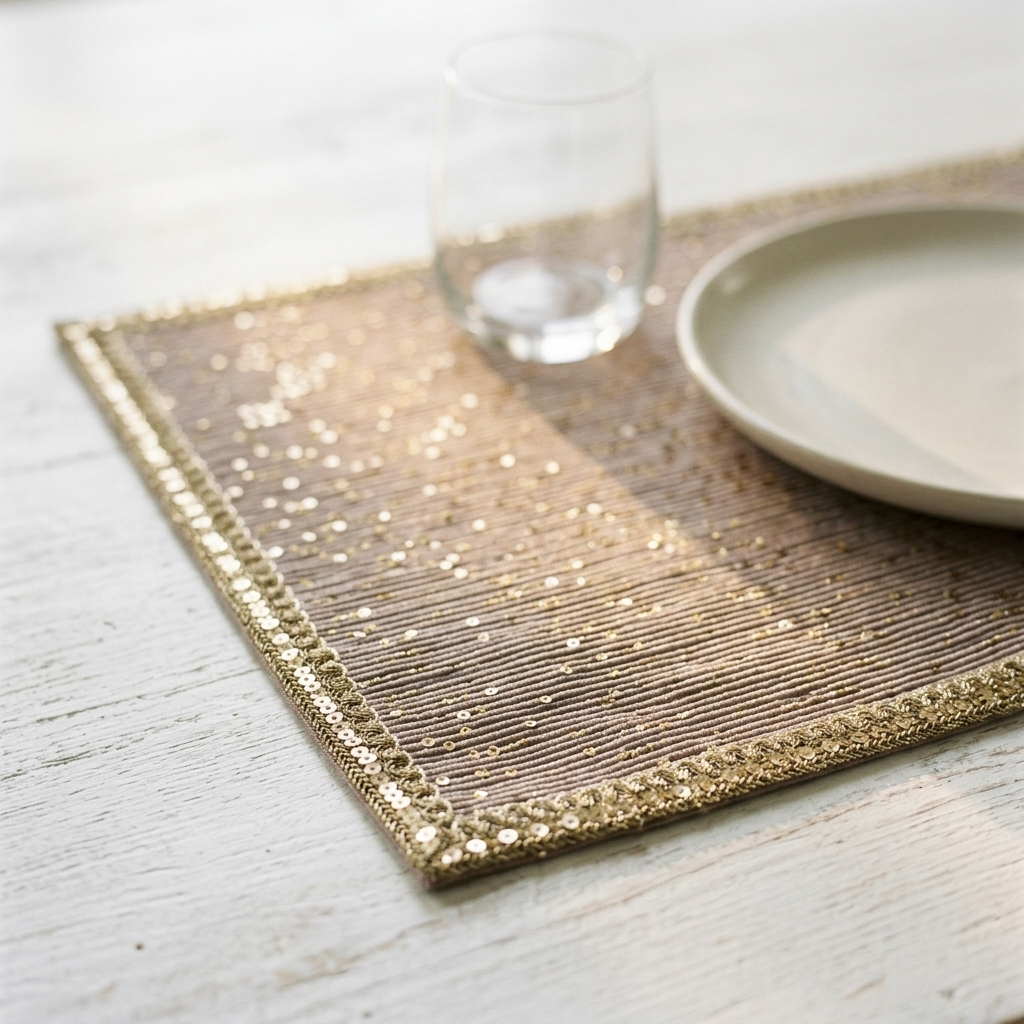 The Pearl Taupe Placemat