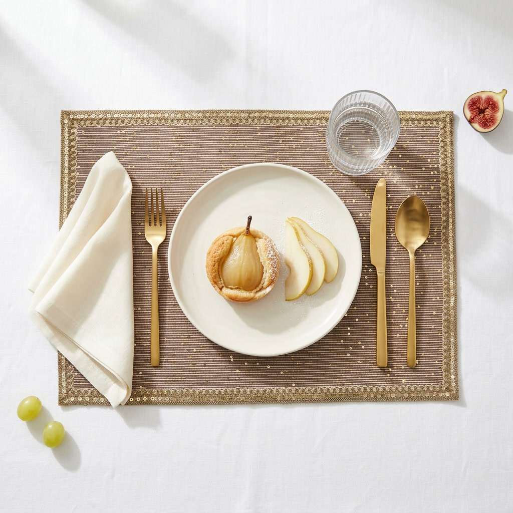 The Pearl Taupe Placemat