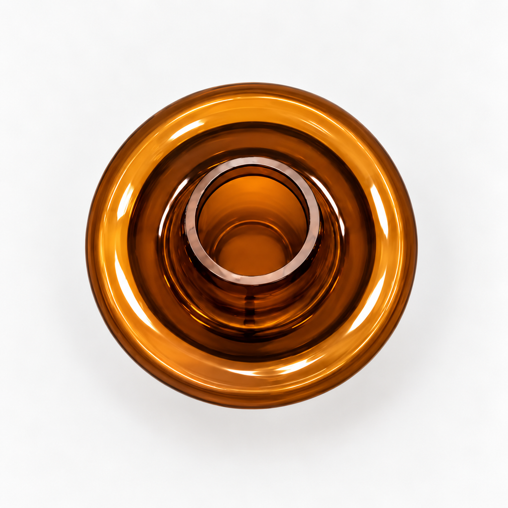 Helios Vase Short (Brown)